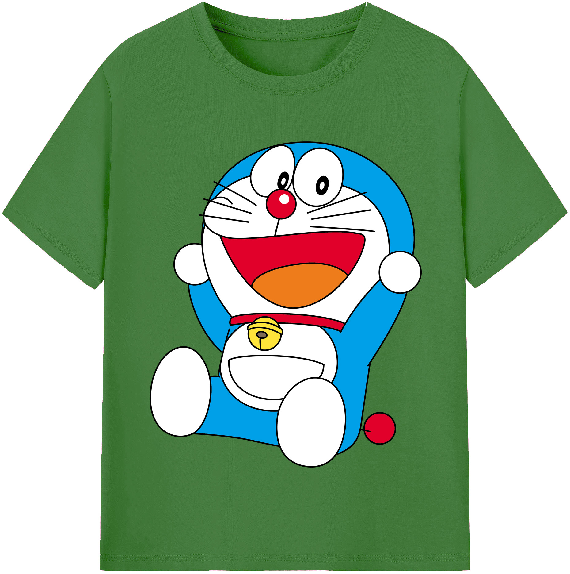 （画像用） ドラえもん Doraemon レディースカジュアルプリントTシャツ（綿100％）